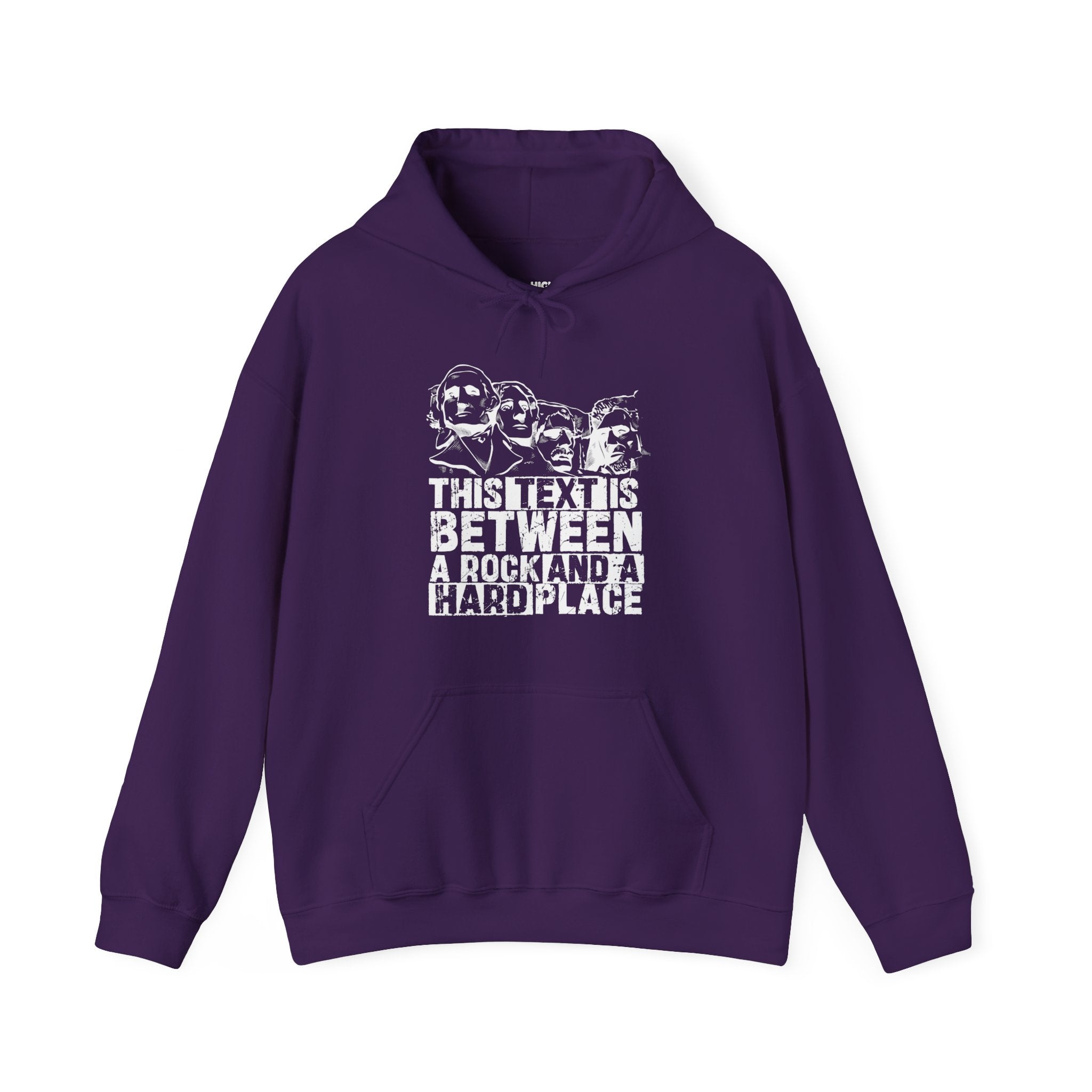 Between A Rock Hoodie Purple