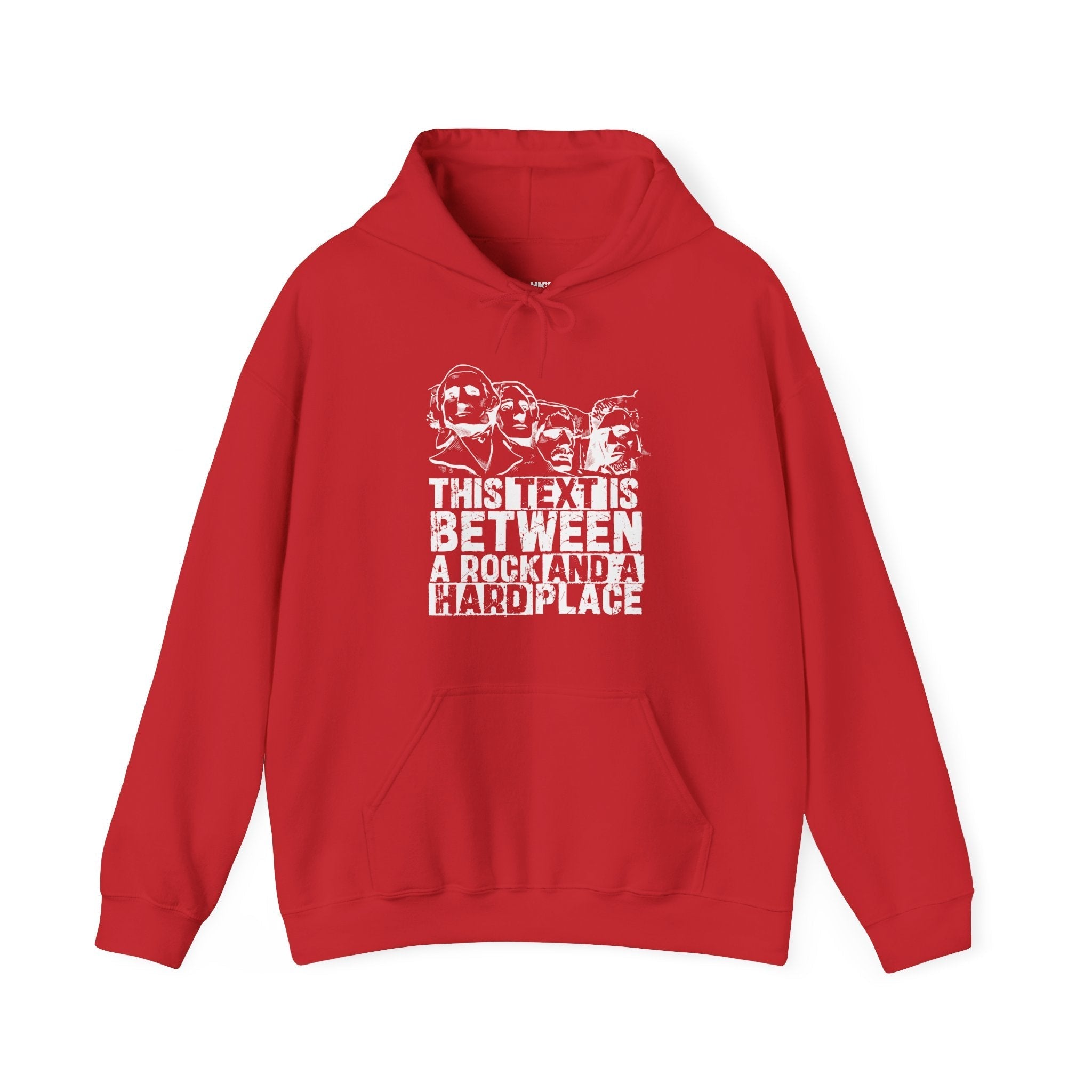 Between A Rock Hoodie red