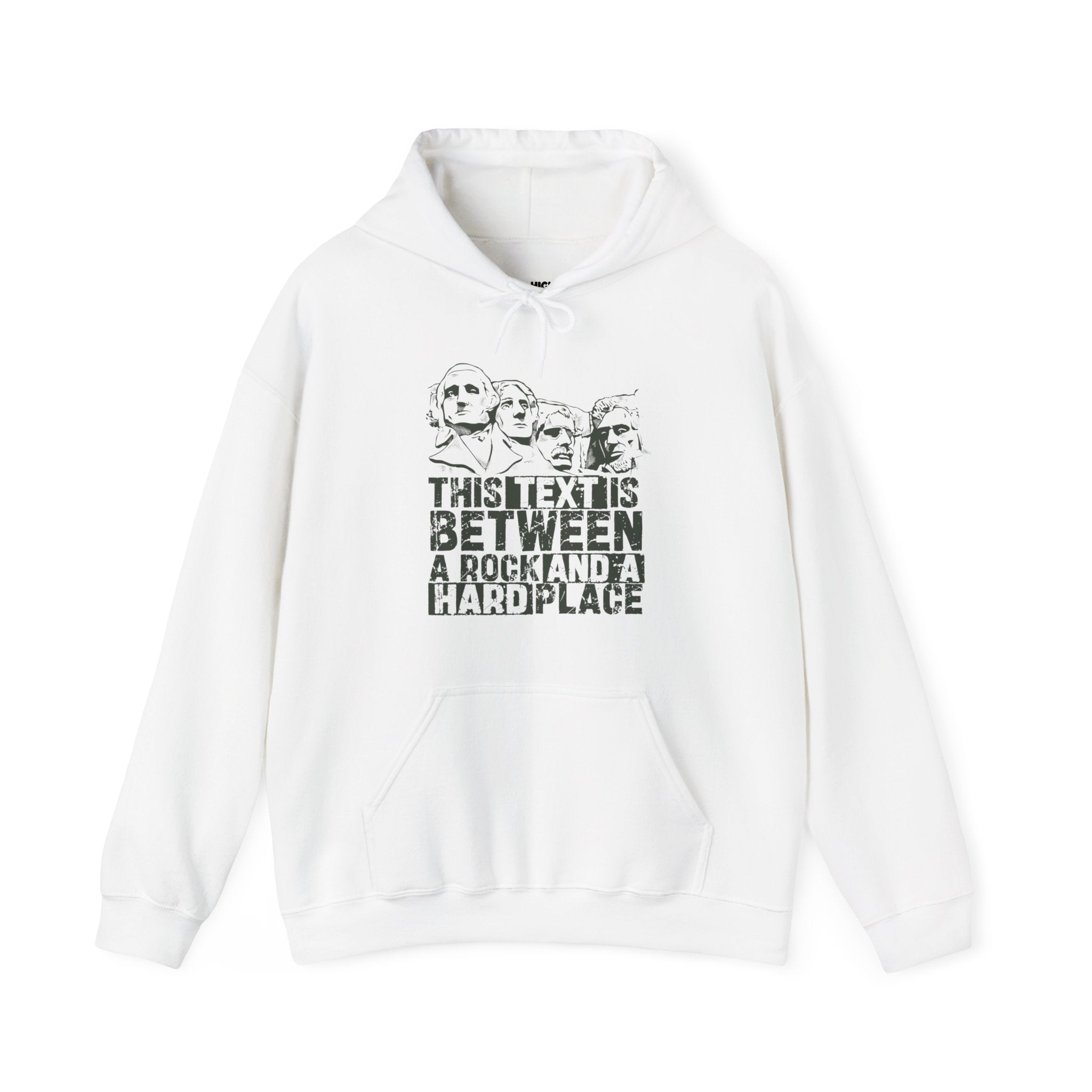 Between A Rock Hoodie white