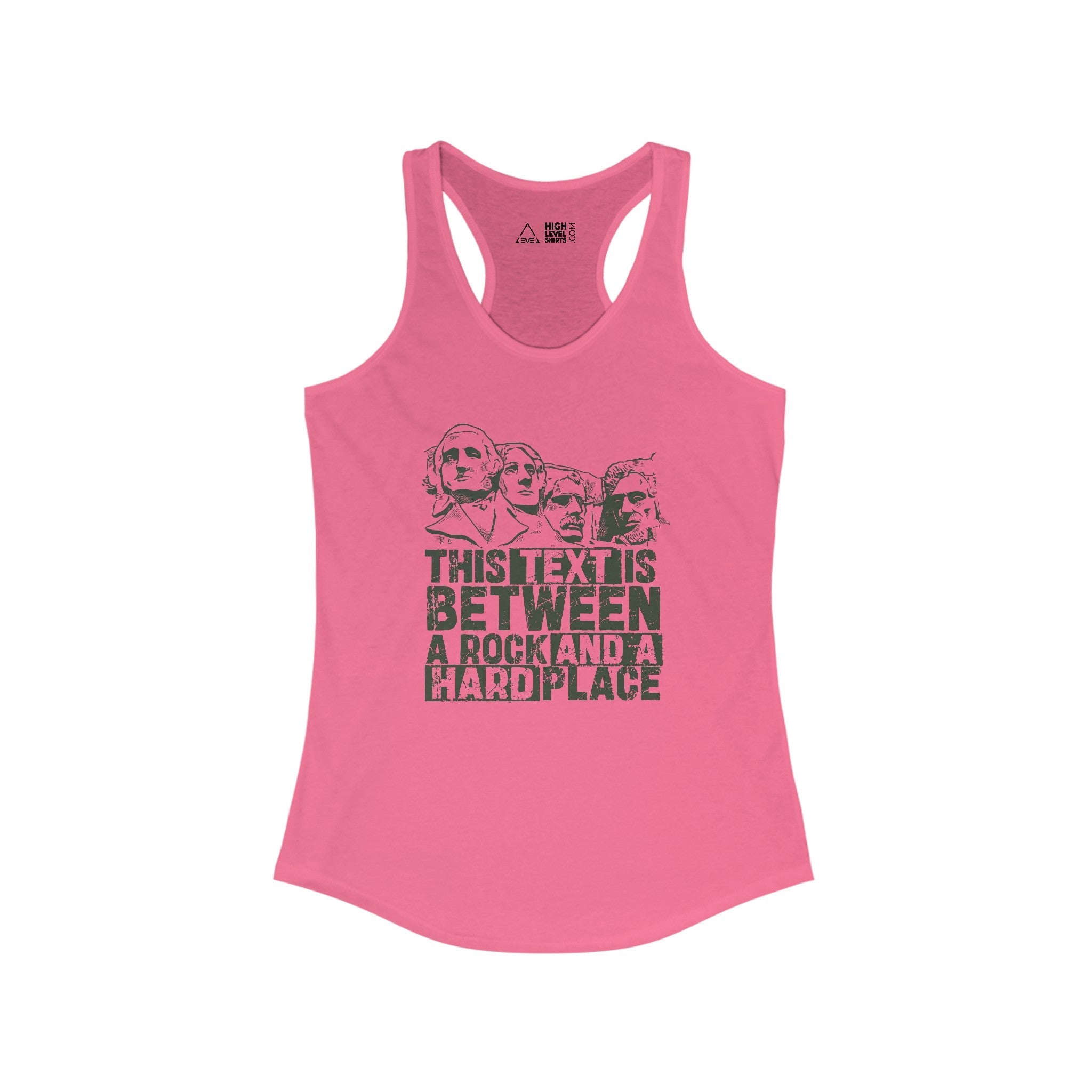 Between A Rock Women's Tank Top - High Level Shirts