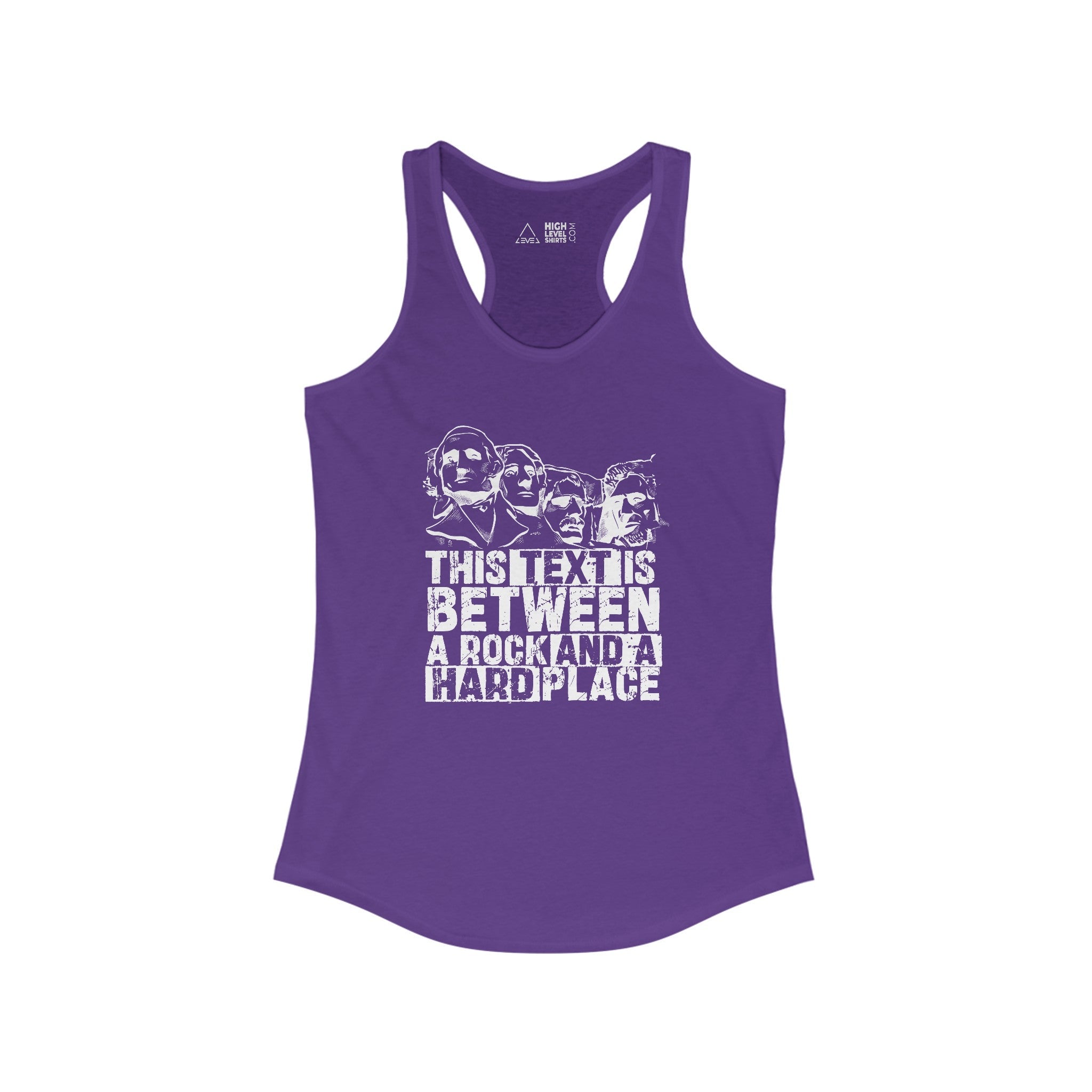 Between A Rock Women's Tank Top - High Level Shirts