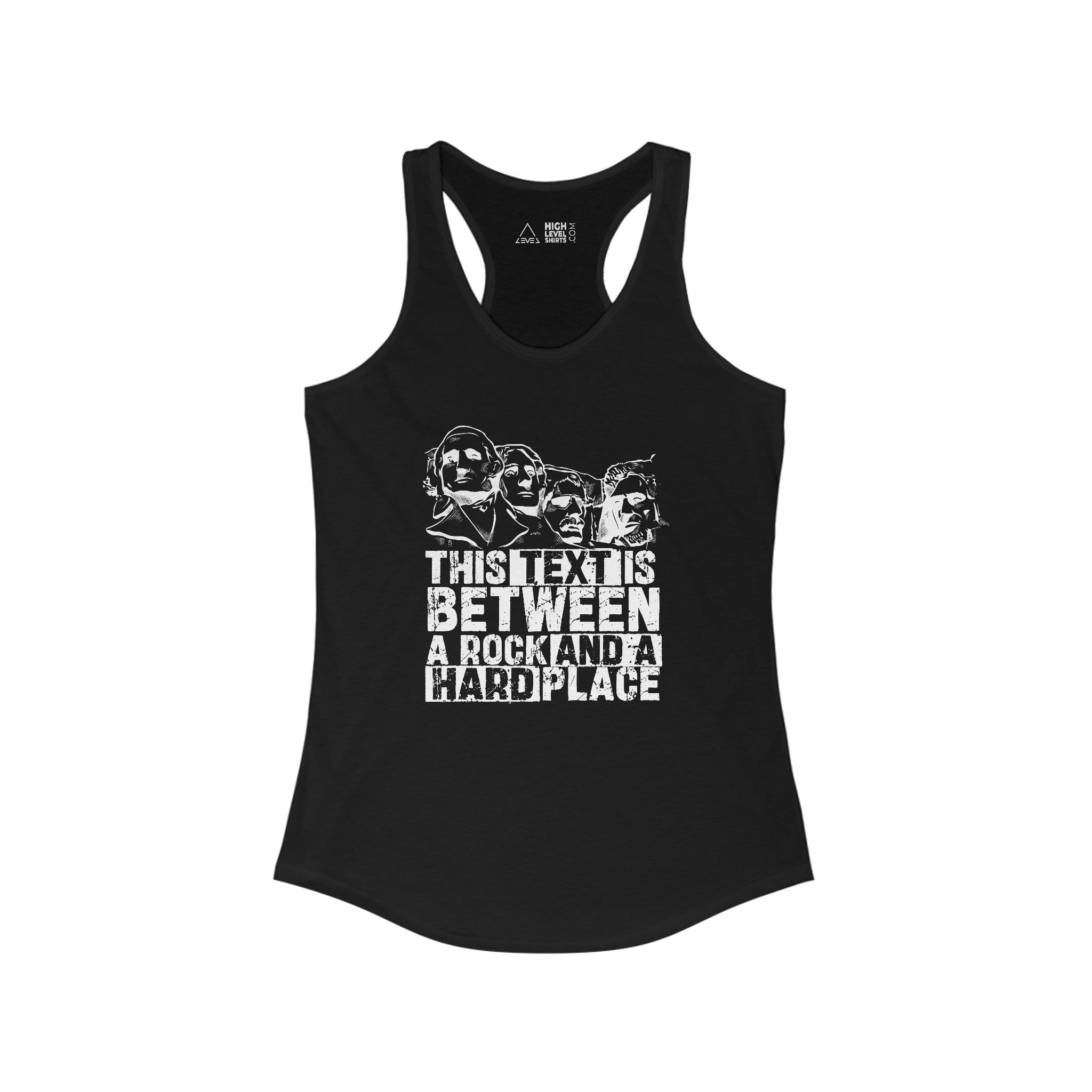 Between A Rock Women's Tank Top - High Level Shirts
