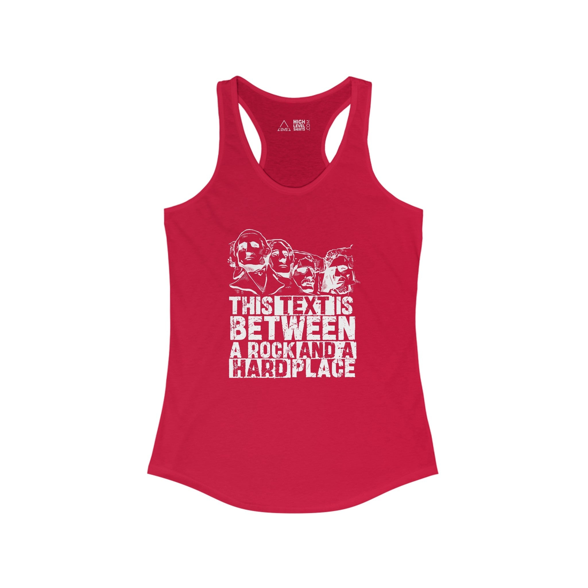 Between A Rock Women's Tank Top - High Level Shirts