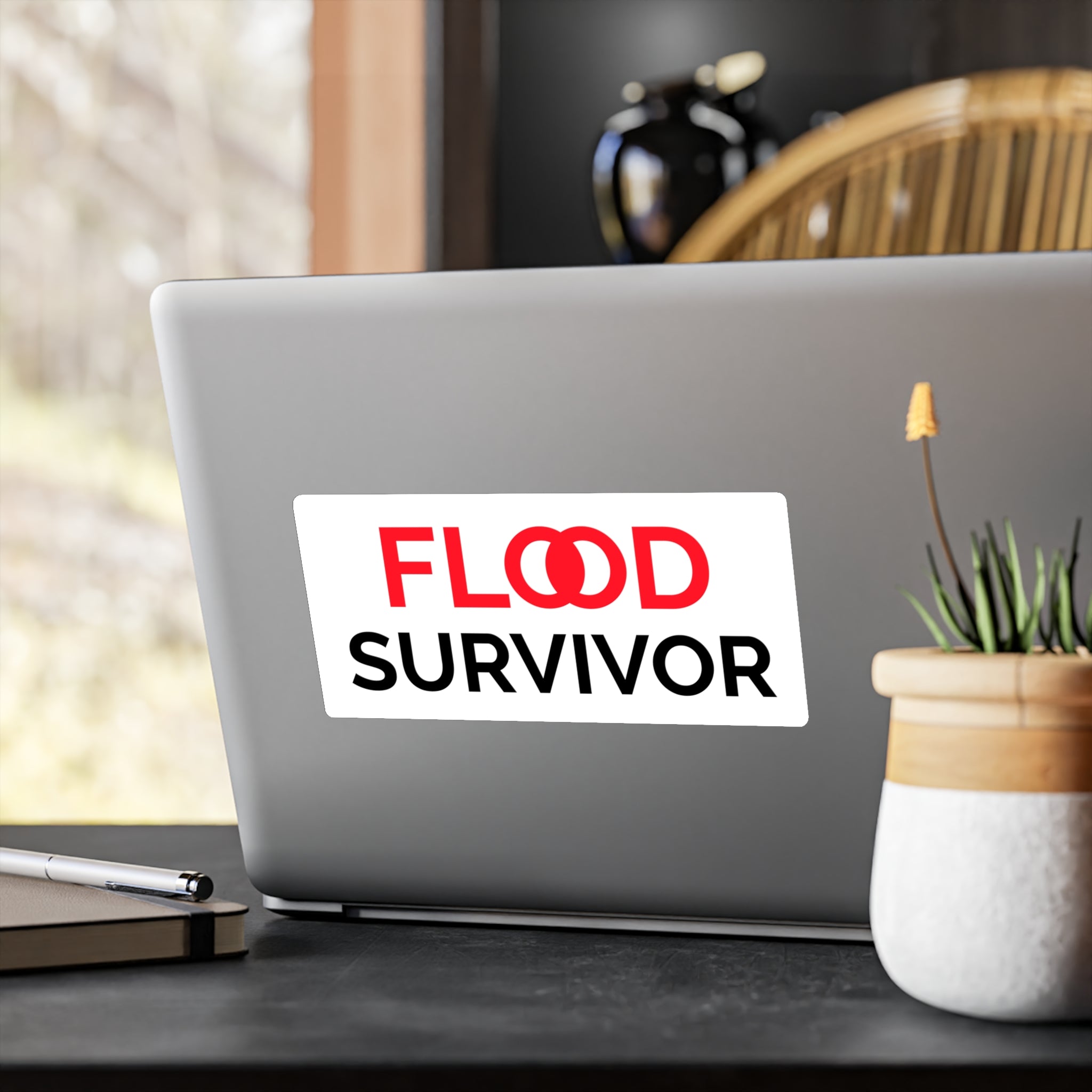 Flood Survivor Sticker - High Level Shirts