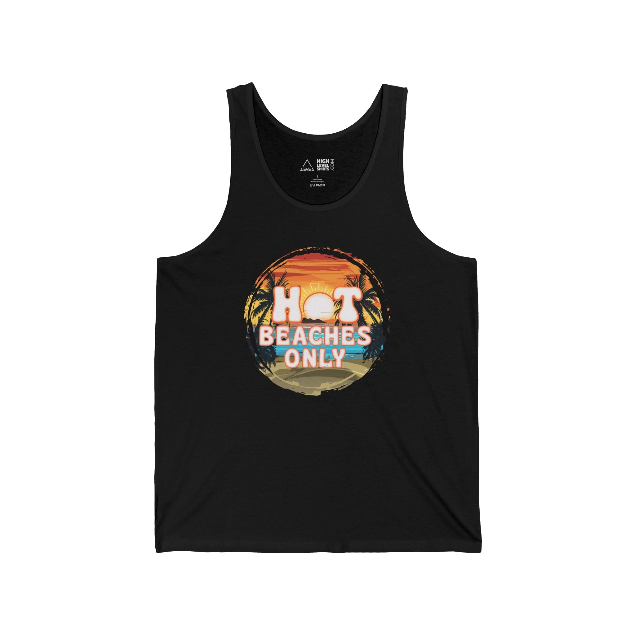 Hot Beaches Only Men's Tank Top - High Level Shirts