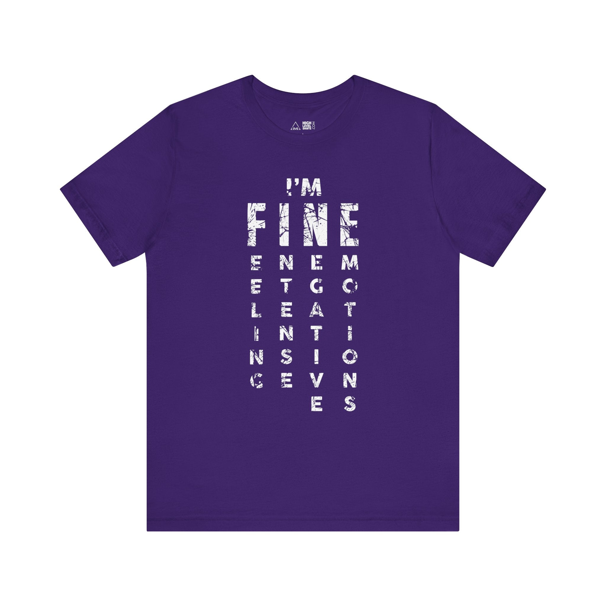 I'm Fine Men's Shirt - High Level Shirts