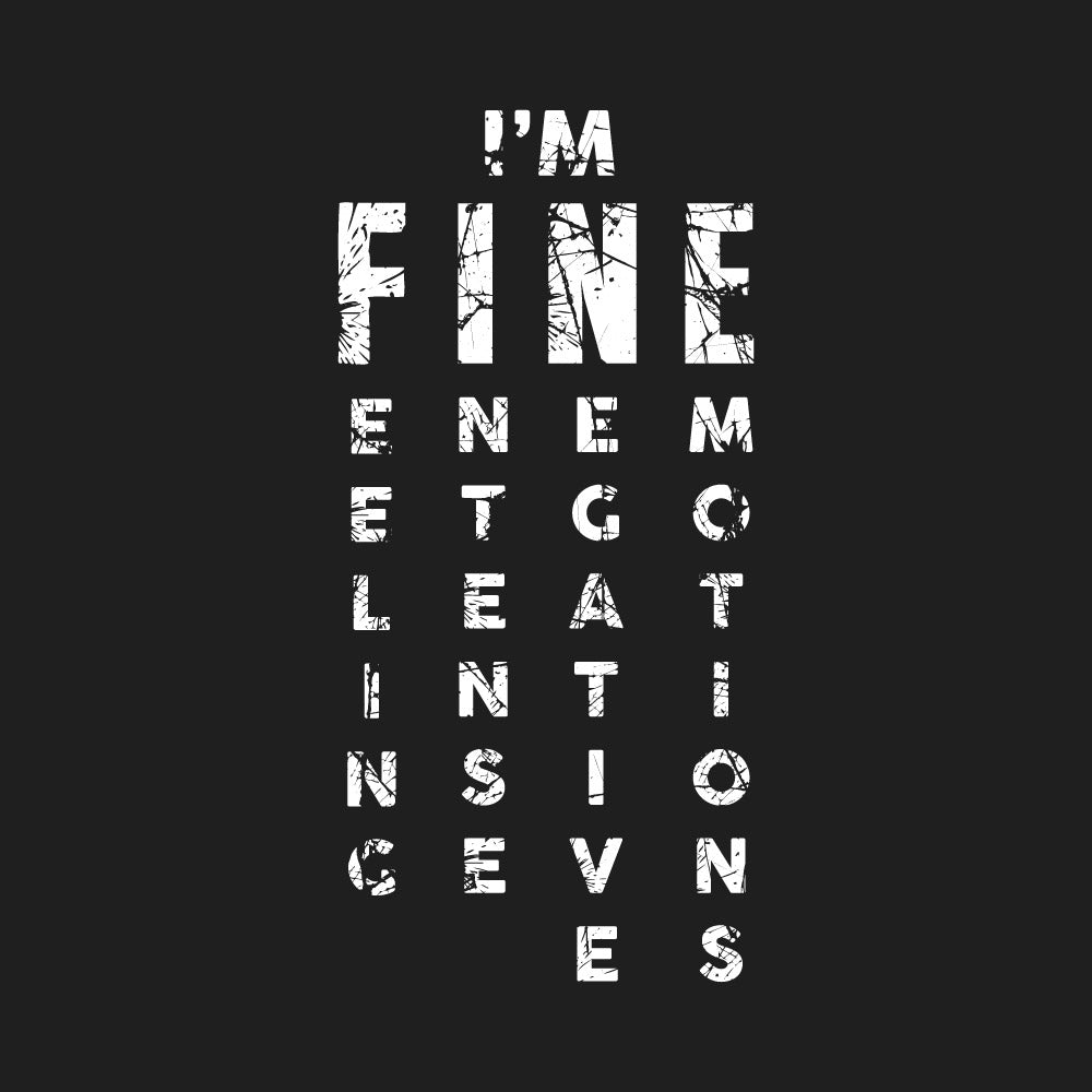 I'm Fine Men's Tank Top - High Level Shirts