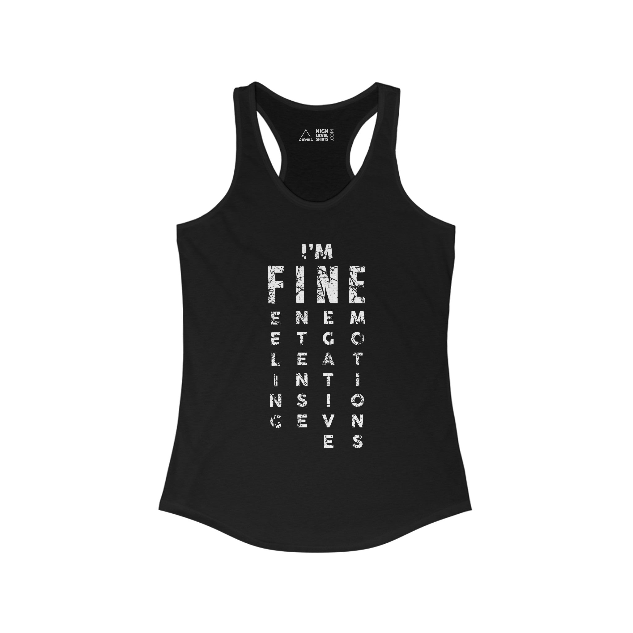I'm Fine Women's Tank Top - High Level Shirts