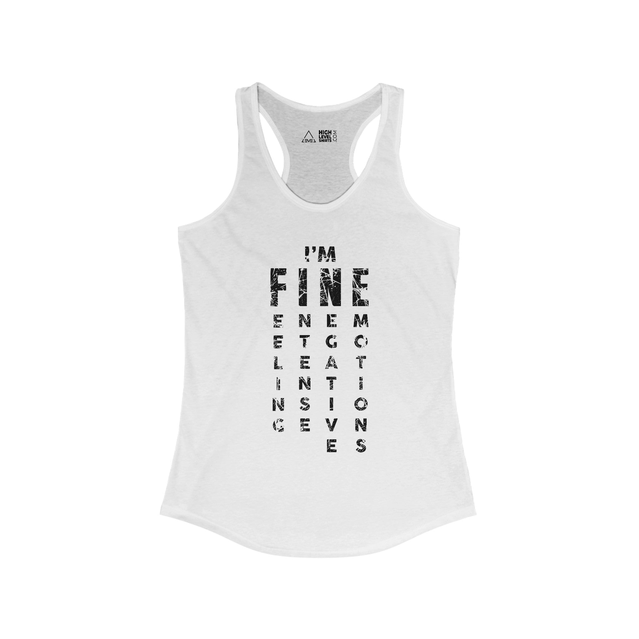 I'm Fine Women's Tank Top - High Level Shirts