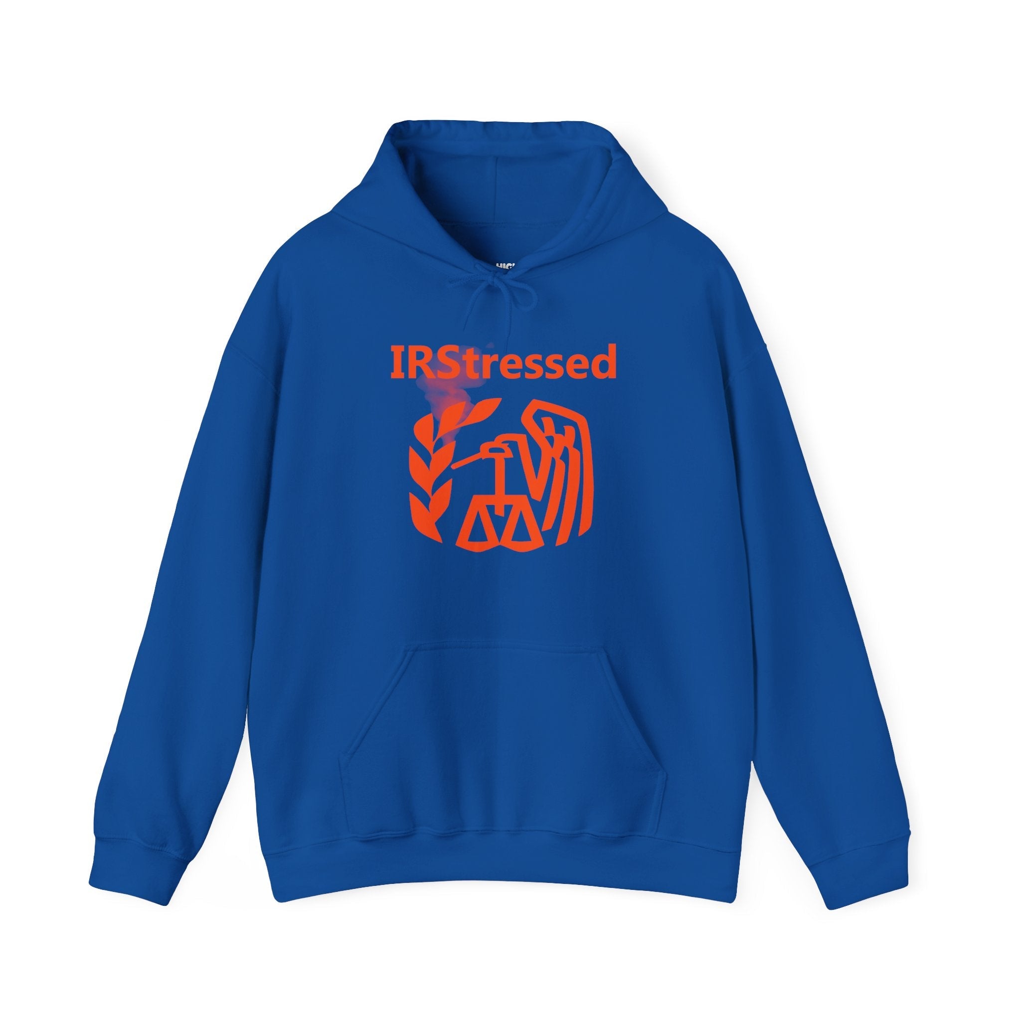 IRS Stressed Hoodie - High Level Shirts