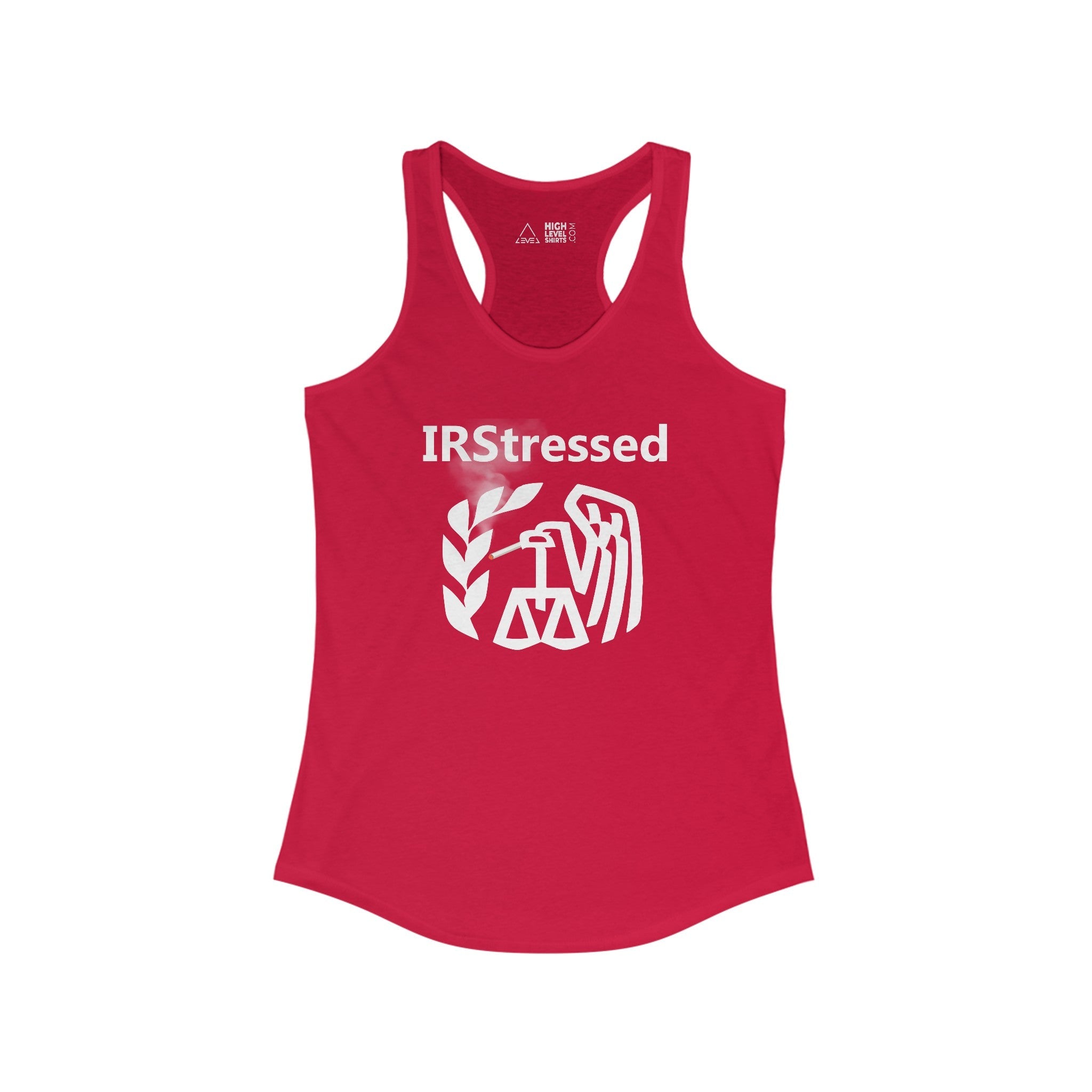 IRS Stressed Women's Tank Top - High Level Shirts