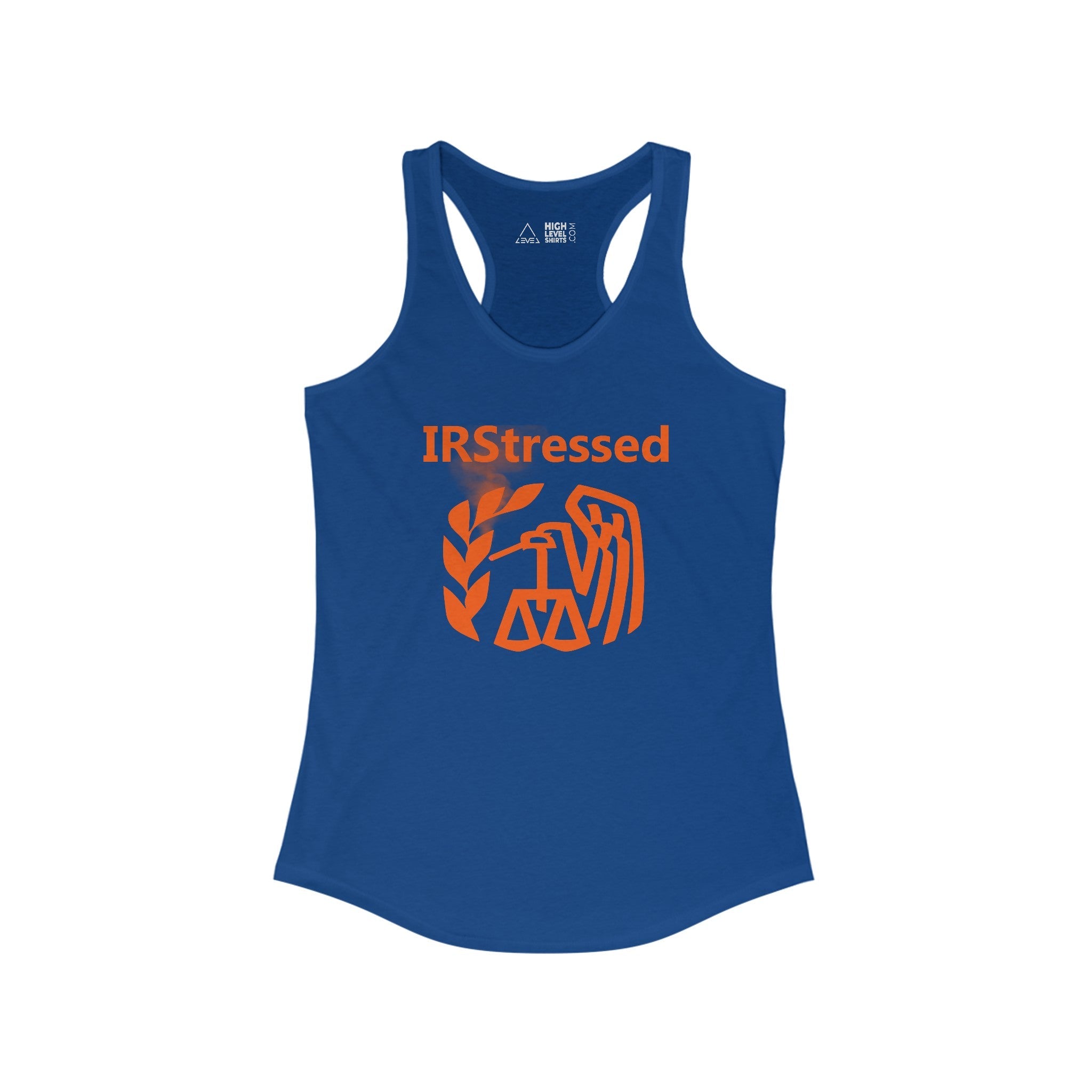 IRS Stressed Women's Tank Top - High Level Shirts