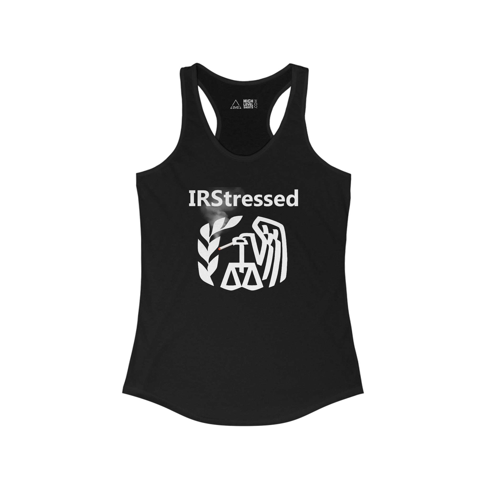 IRS Stressed Women's Tank Top - High Level Shirts