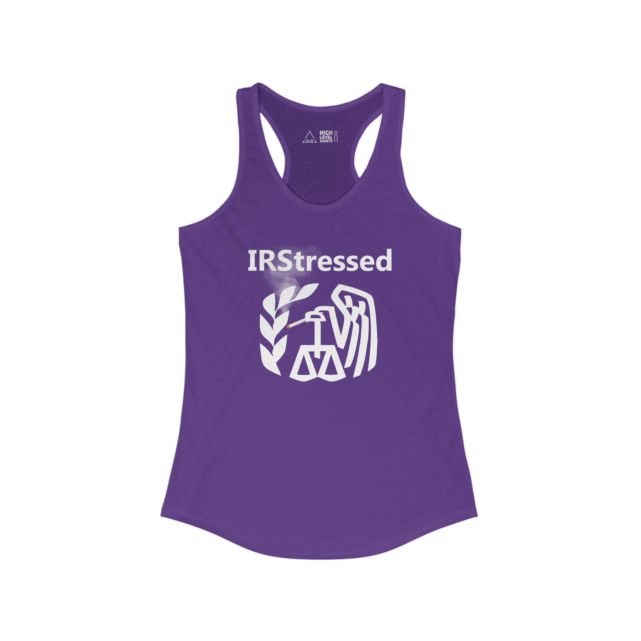 IRS Stressed Women's Tank Top - High Level Shirts