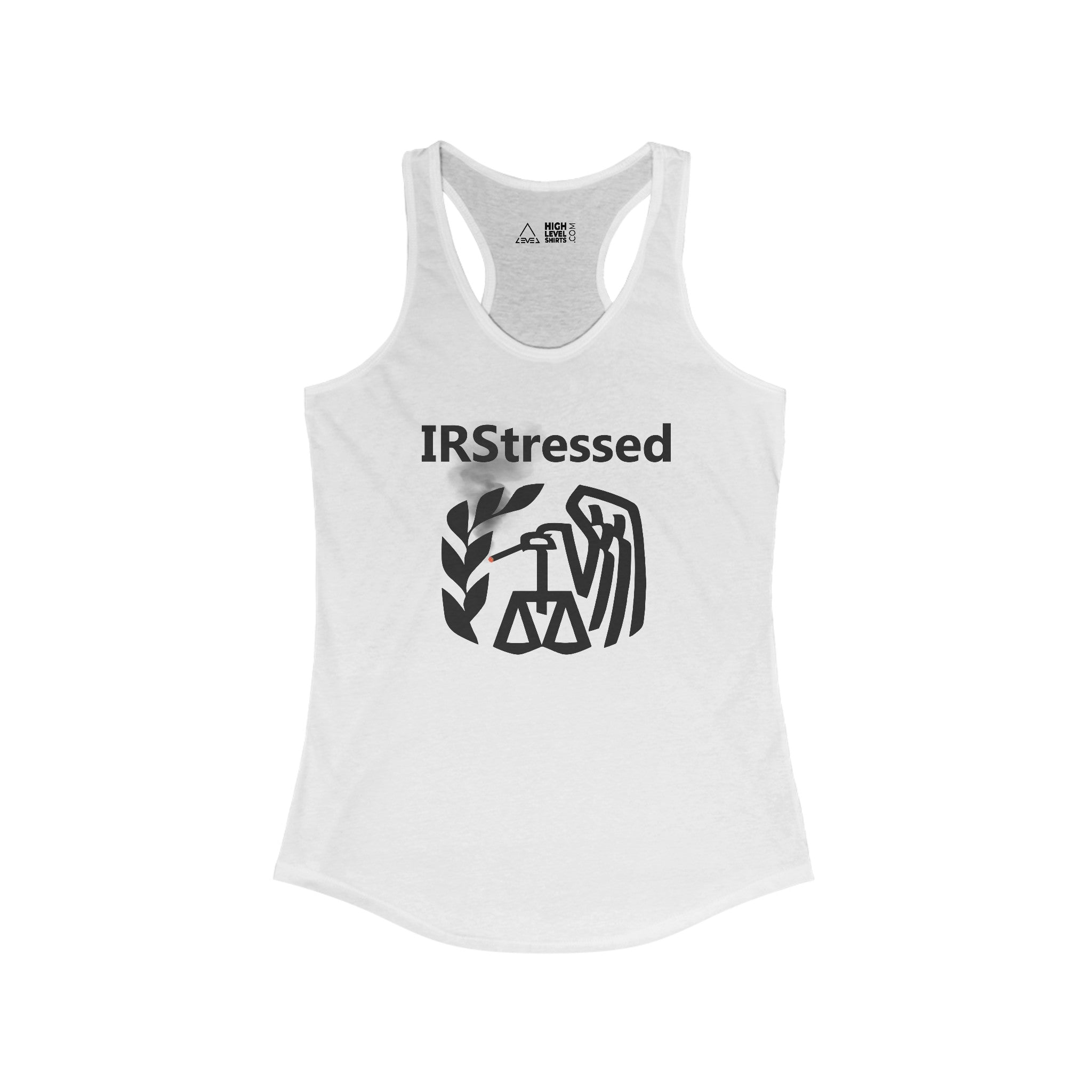 IRS Stressed Women's Tank Top - High Level Shirts
