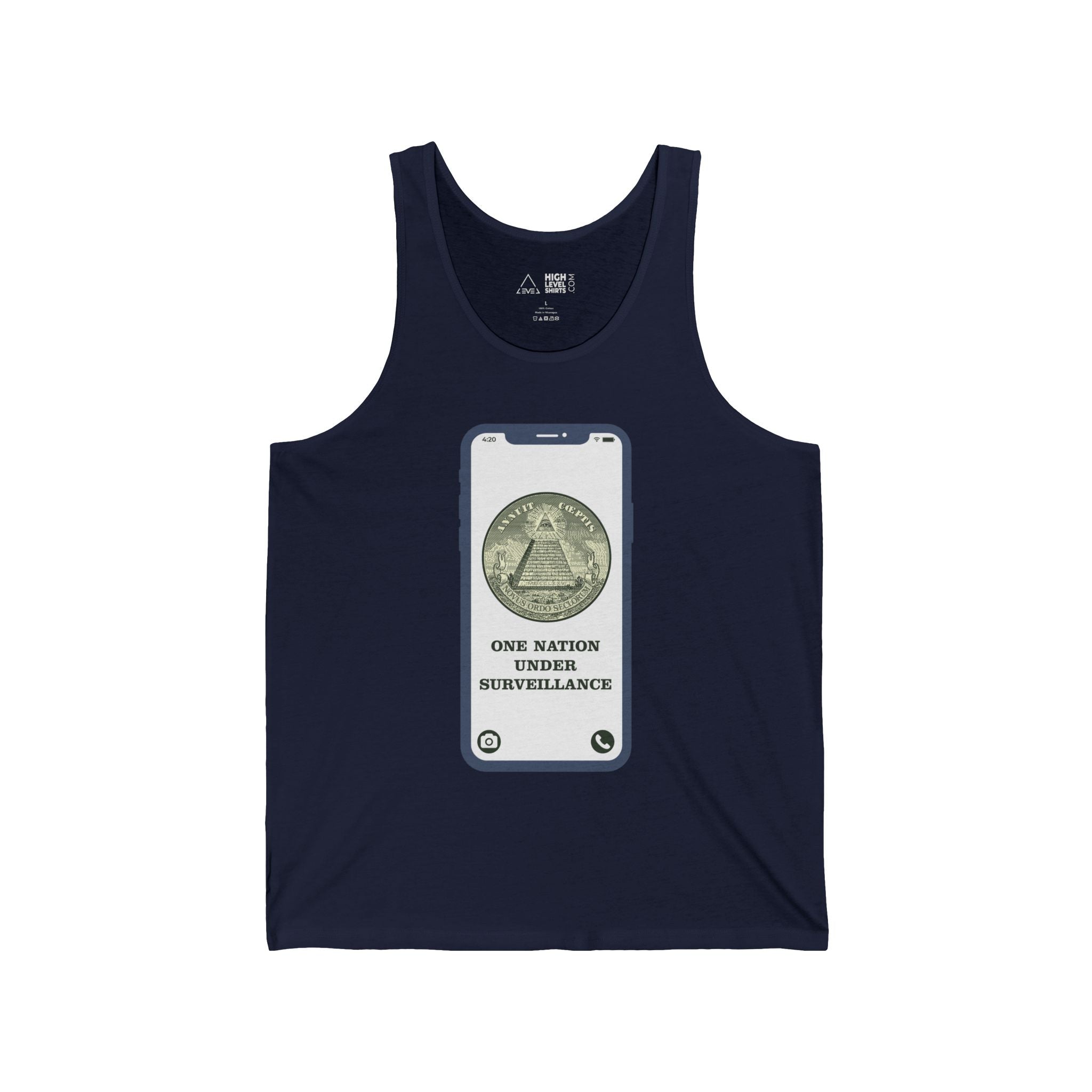 One Nation Men's Tank Top - High Level Shirts