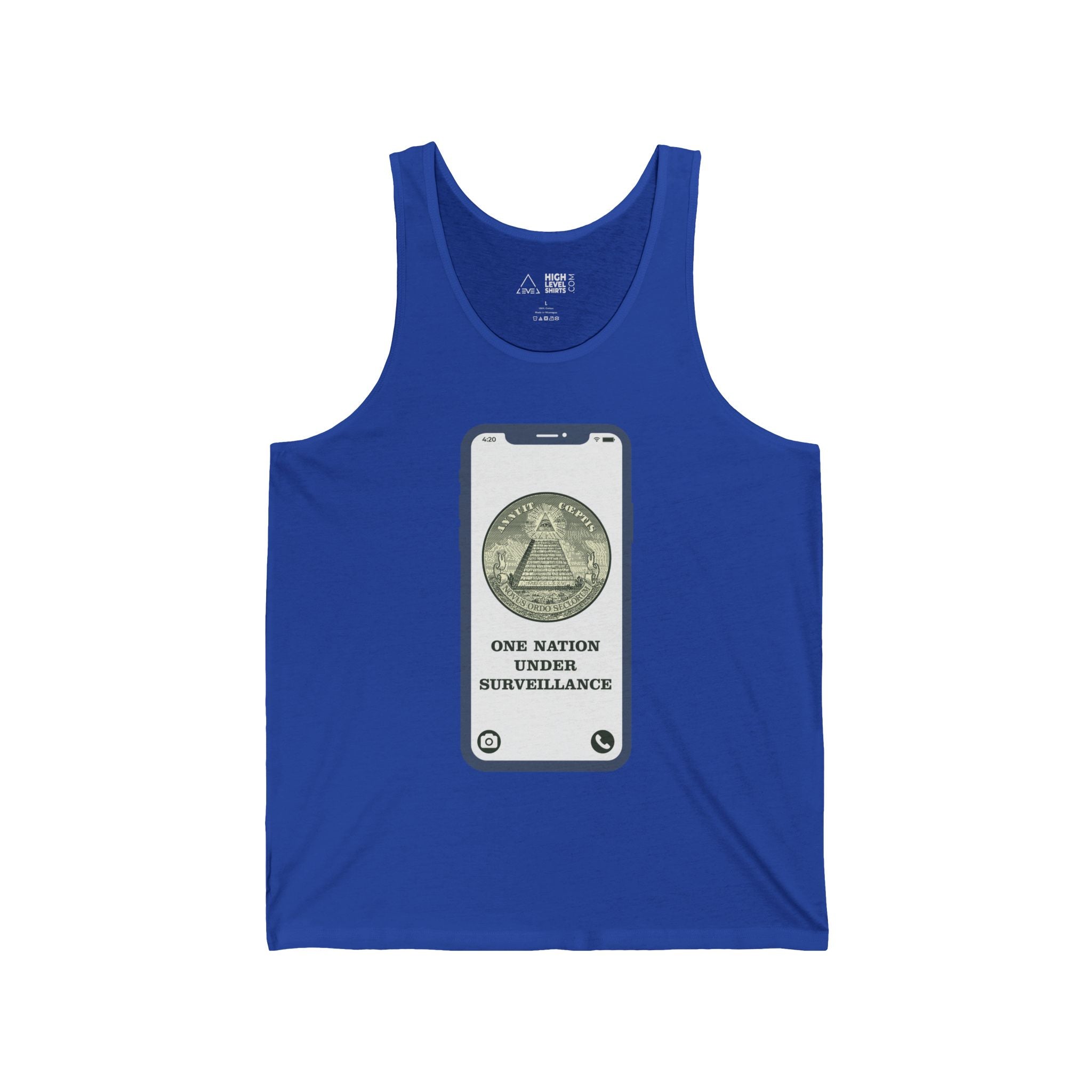 One Nation Men's Tank Top - High Level Shirts