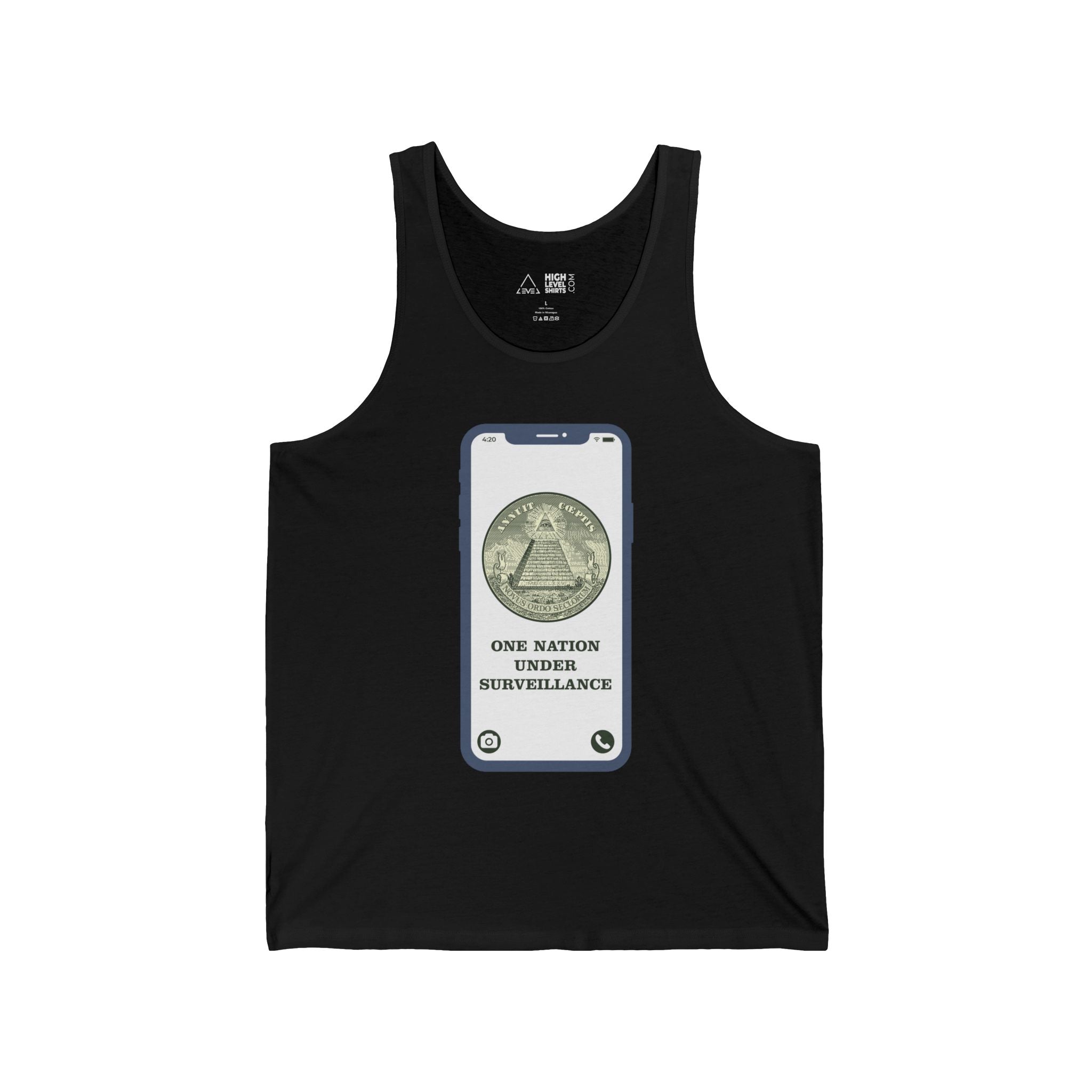 One Nation Men's Tank Top - High Level Shirts