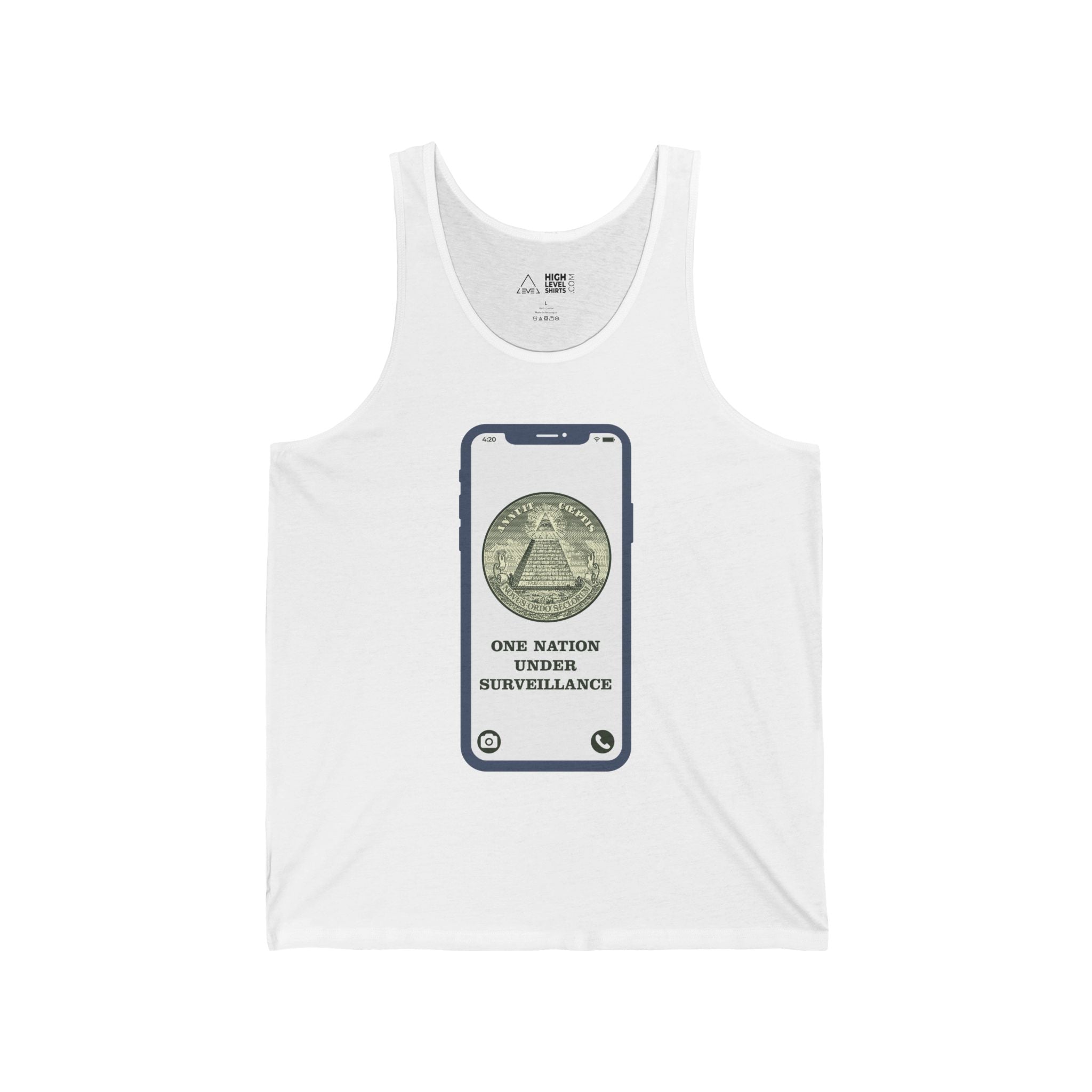 One Nation Men's Tank Top - High Level Shirts
