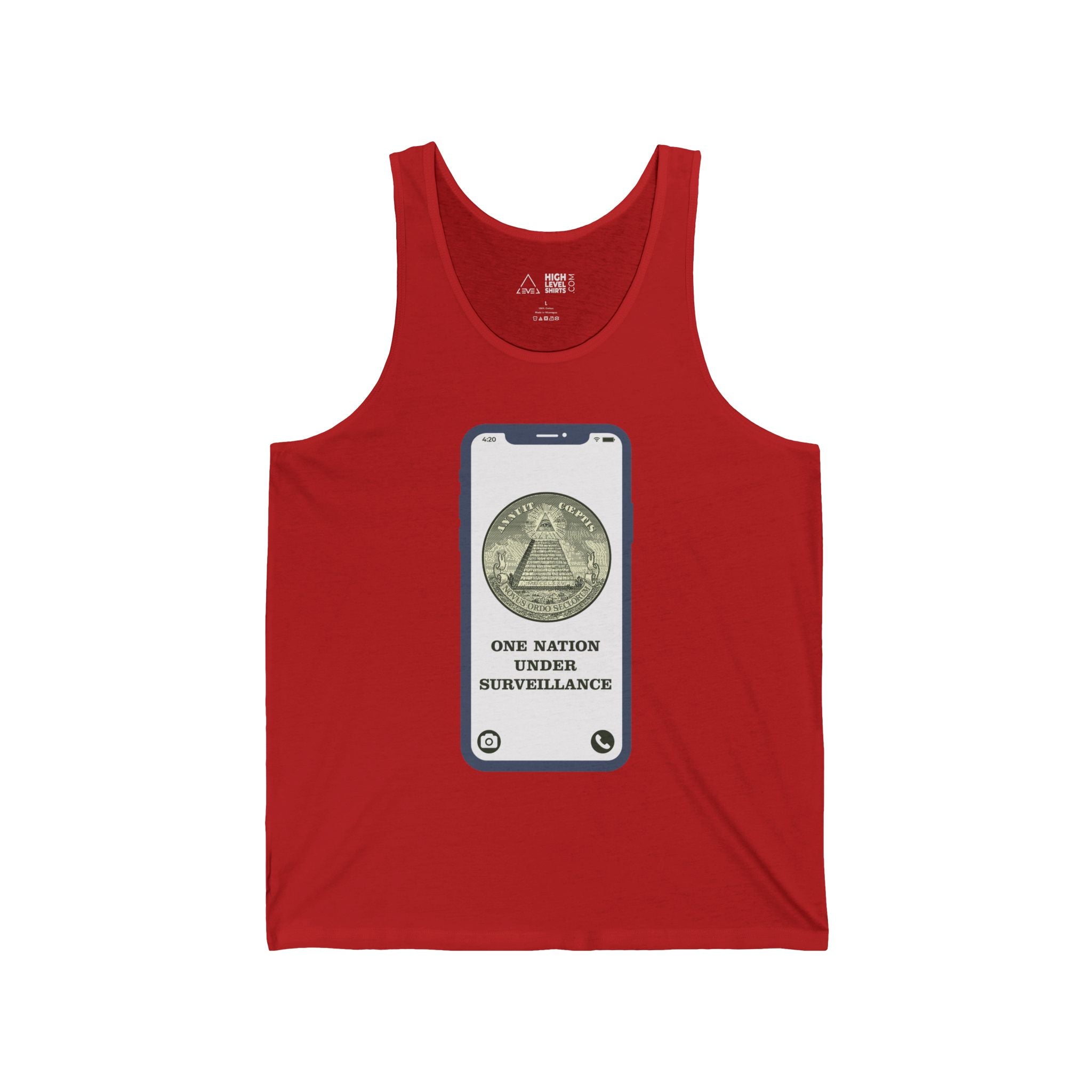One Nation Men's Tank Top - High Level Shirts