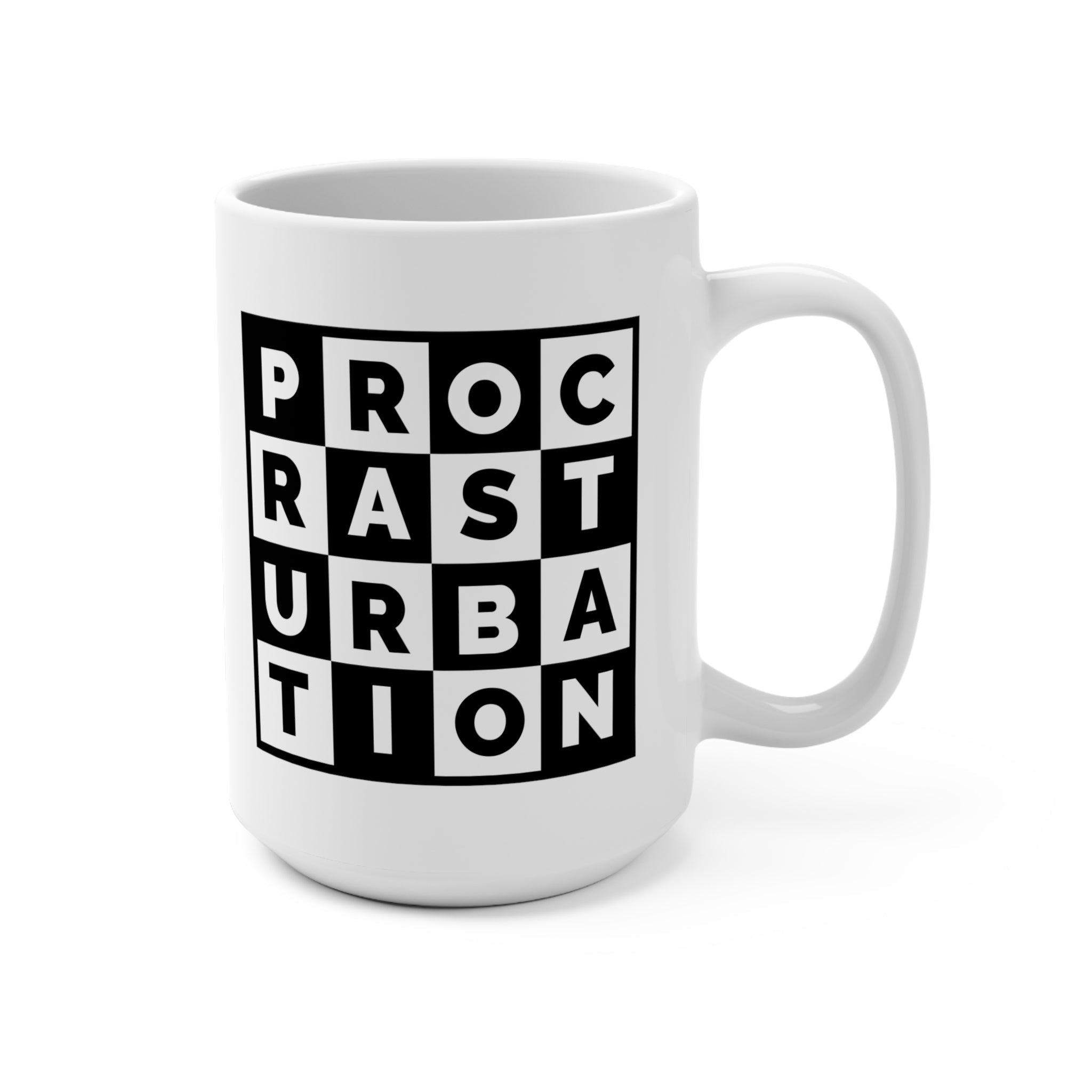 Procrasturbation Mug - High Level Shirts