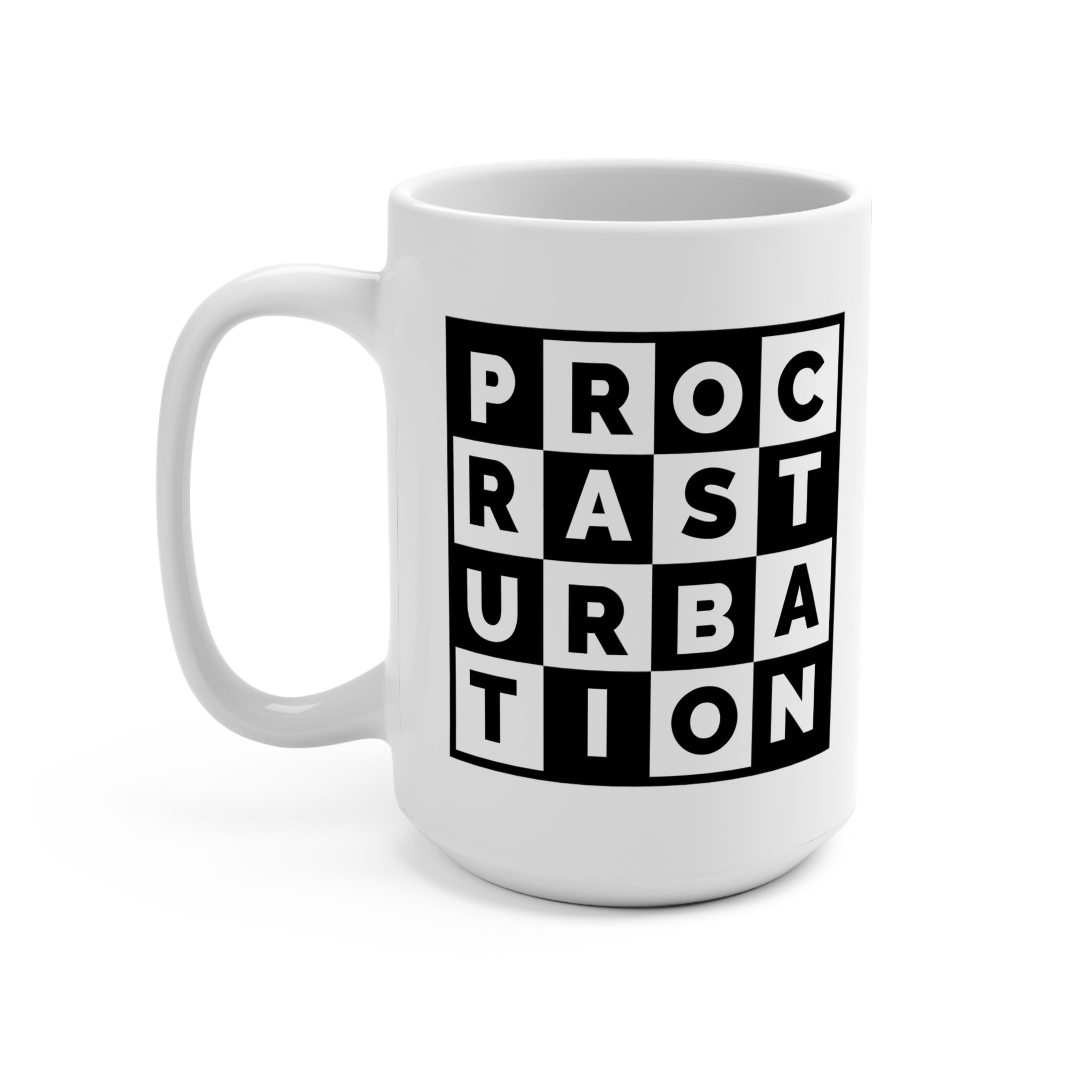 Procrasturbation Mug - High Level Shirts