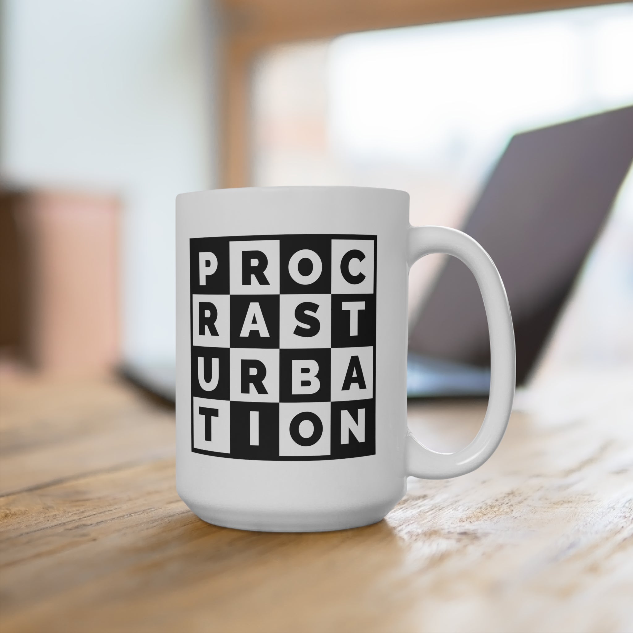 Procrasturbation Mug - High Level Shirts