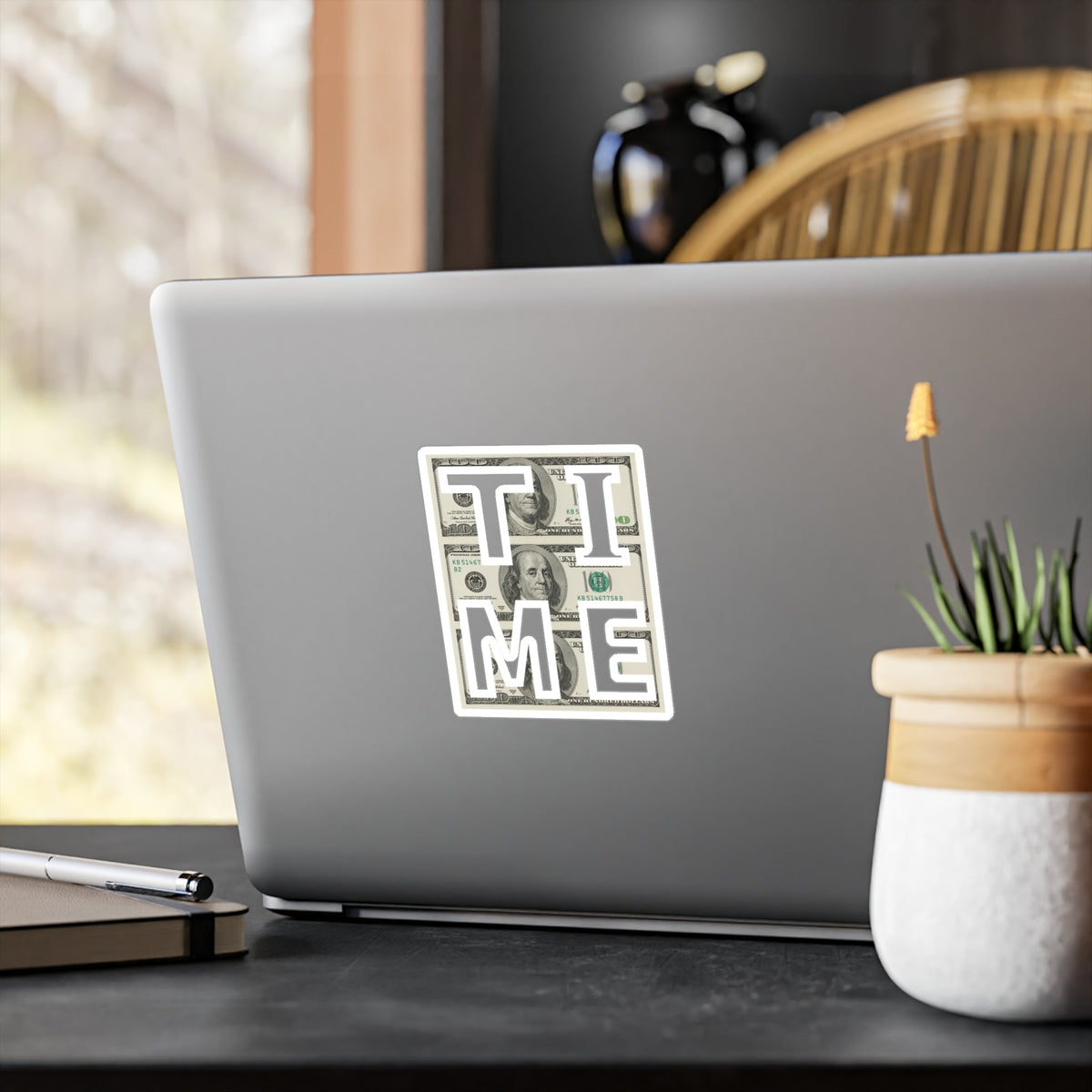 Time Is Money Sticker - High Level Shirts