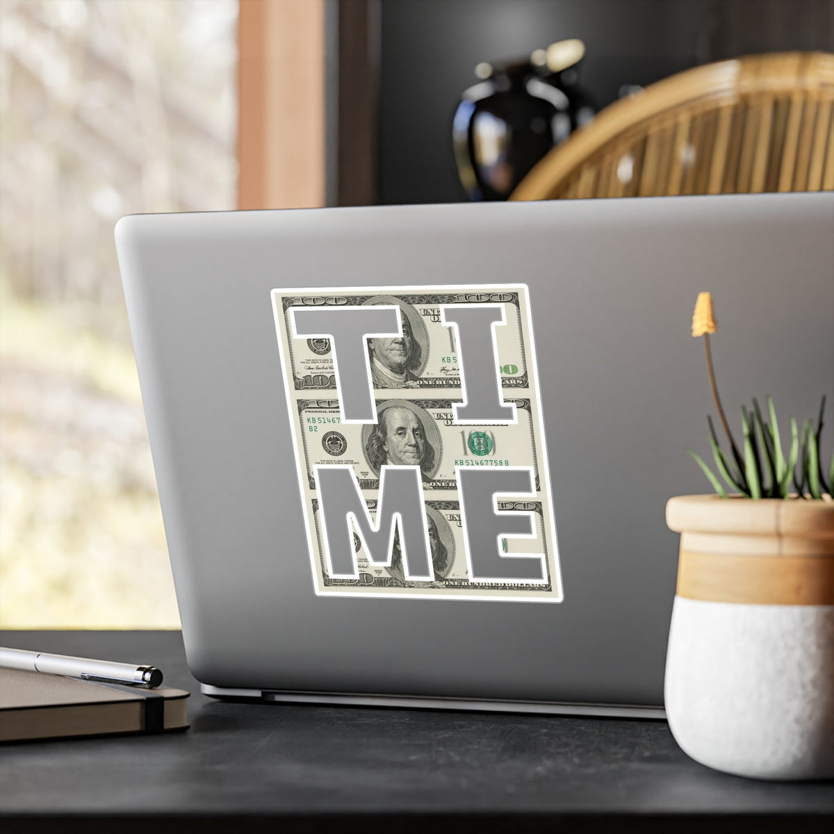 Time Is Money Sticker - High Level Shirts