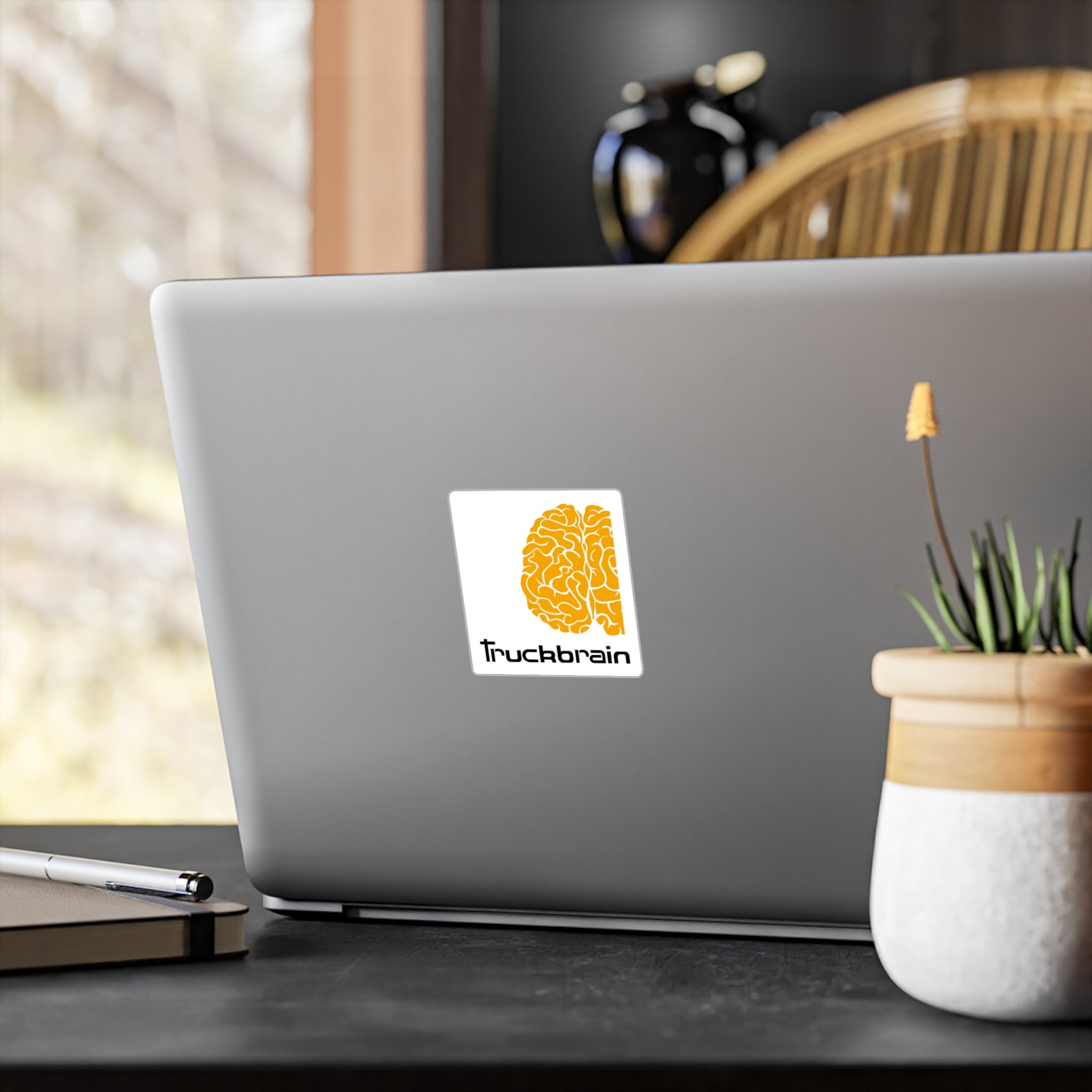 Truck brain Sticker - High Level Shirts