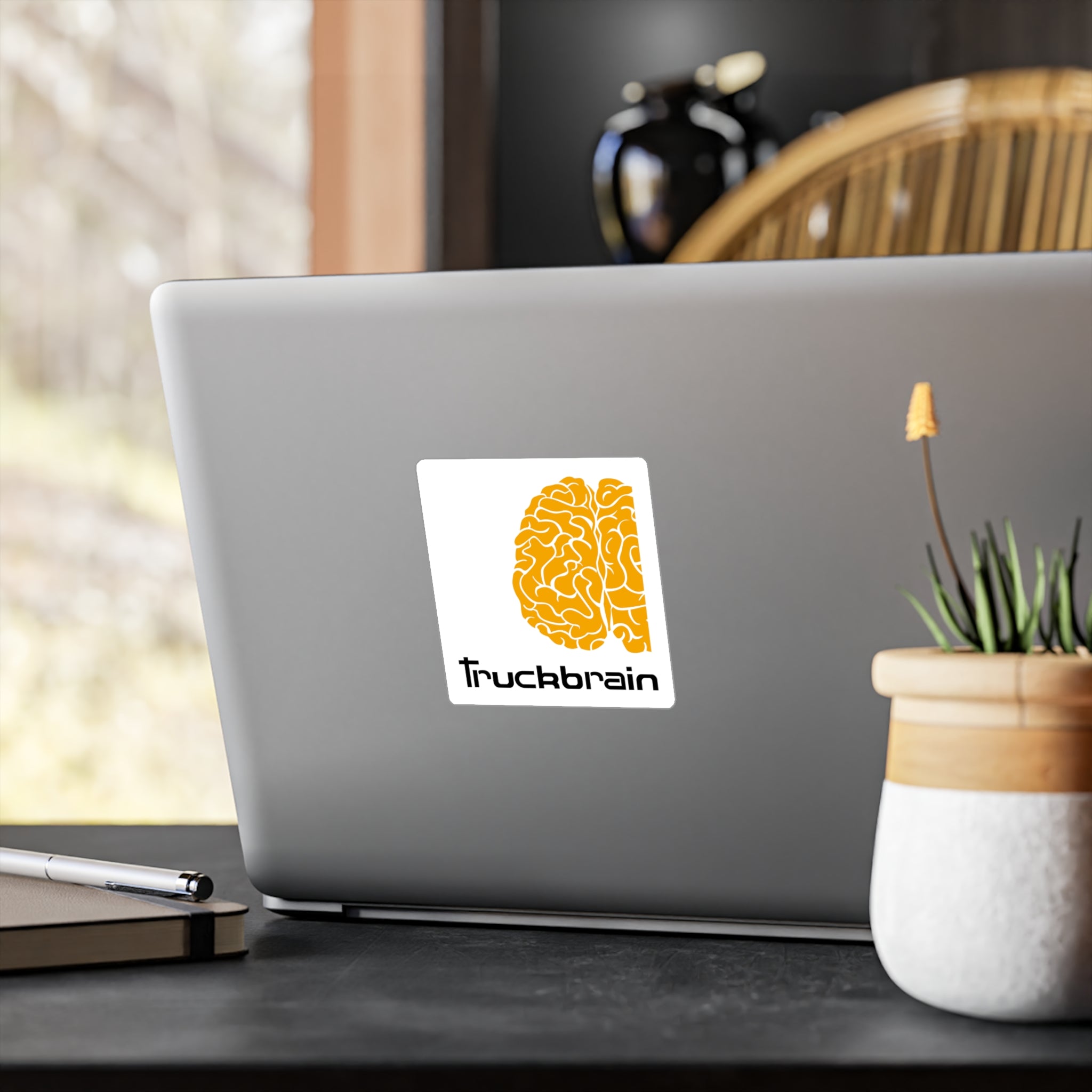 Truck brain Sticker - High Level Shirts