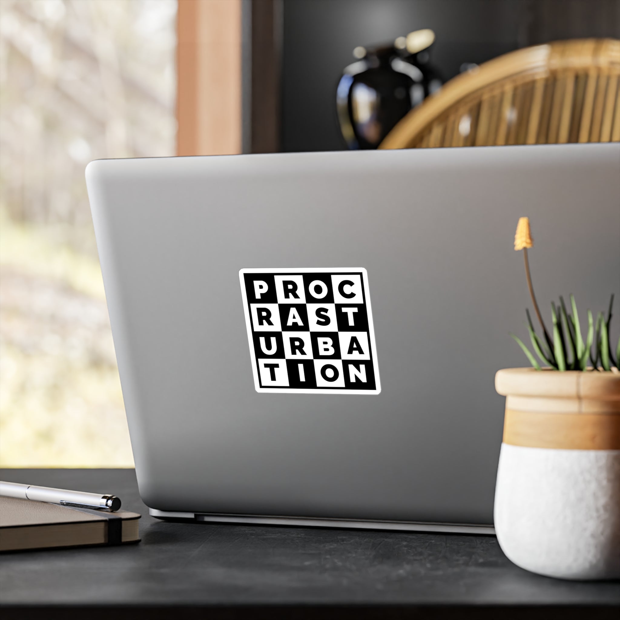Procrasturbation Sticker - High Level Shirts