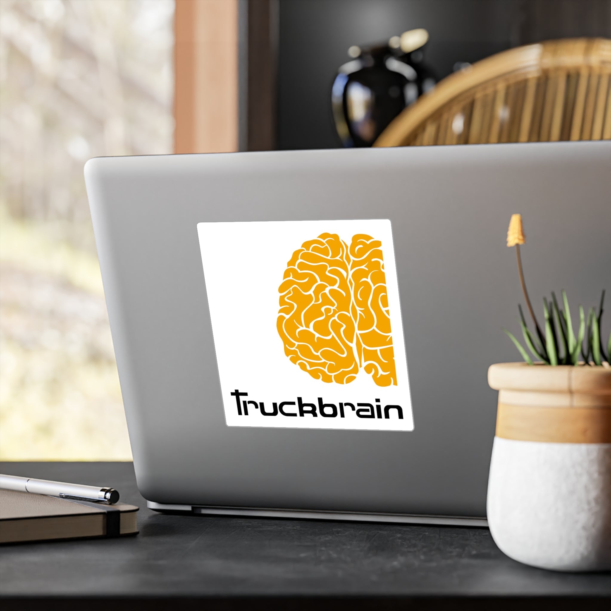 Truck brain Sticker - High Level Shirts