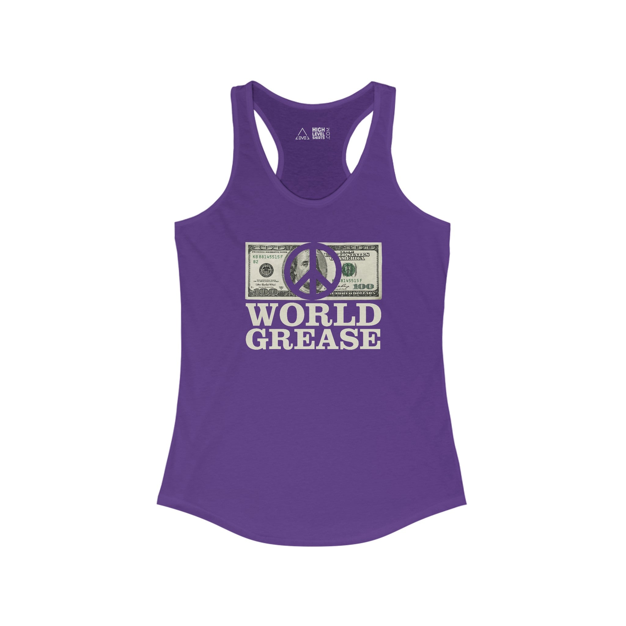 World Grease Women's Tank Top - High Level Shirts